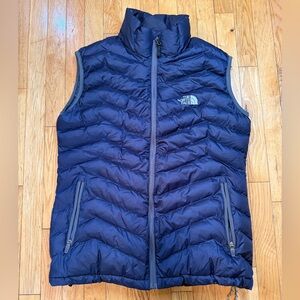 The North Face Dark Blue Quilted Vest #634